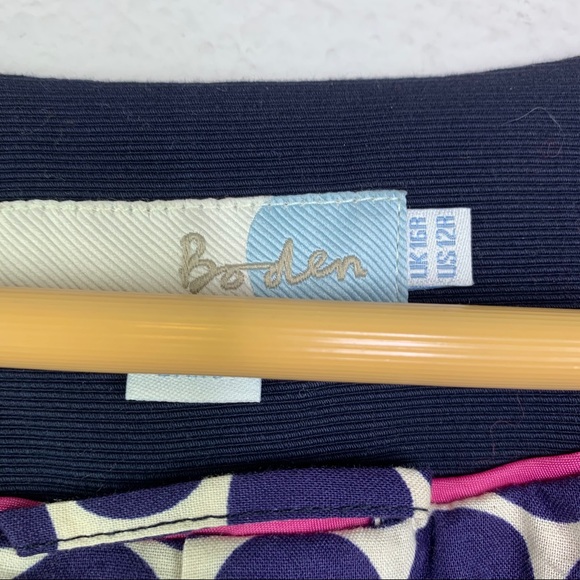 Boden Marina Jacket Blazer in Navy Sz 12R - Picture 8 of 10